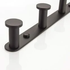 Crochet De Serviette Crochets Pour Serviettes Crochet De Mur Manteau Porte-serviettes Crochet Mural De Salle De Bains En Acier Inox Crochets De Bains Et De Cuisine (mural, 4 Crochets Noir) -Atlantic Magasin 64344330 4