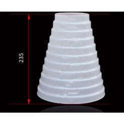 ELLE Réducteurs Universels épaissis Améliorés Pour Systèmes De Ventilation Réducteurs Ronds En PVC à Utiliser Avec Les Conduits De Climatisation Et Les Ventilateurs D'extraction (100 200 Mm, 2 Pièces)