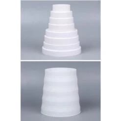 ELLE Réducteurs Universels épaissis Améliorés Pour Systèmes De Ventilation Réducteurs Ronds En PVC à Utiliser Avec Les Conduits De Climatisation Et Les Ventilateurs D'extraction (100 200 Mm, 2 Pièces) -Atlantic Magasin 64917595 4