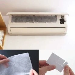 Filtre De Climatisation,5 Pièces à Découper Pour S'adapter à La Sortie De Climatisation - Filet De Purification En Papier PET 56Vingt 7 Filtre De Climatisation,5 Pièces à Découper Pour S'adapter à La Sortie De Climatisation - Filet De Purification En Papier PET 56Vingt -Atlantic Magasin 64936135 3