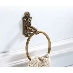 Ensemble De Matériel De Salle De Bain Sculpté Pour Salle De Bain Antique Ensemble D'accessoires De Salle De Bain Rectangulaires Créatifs