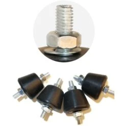 ELLE Climatiseur Split Mural Antichoc, Antibruit Et Pieds Amortisseurs, Avec Une Capacité De Charge Maximale De 70KG 4PCS 2 -Atlantic Magasin 64996940 3