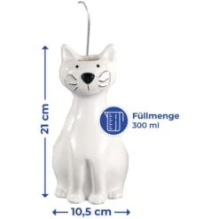 WENKO Saturateur Radiateur, Humidificateur D'air En Céramique, Chat, Lot De 2, Céramique, 10,5x21x5,5 Cm, Blanc -Atlantic Magasin 6580560 3