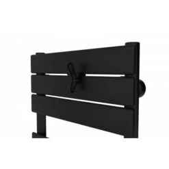 Patère Papillon Noir Pour Sèche-serviettes Lames Plates - Atlantic 850210