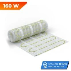 Natte Premium Collée Pour Carrelage, Pierre, Chape 160 W/m² 1.0 M²