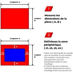 Natte Premium Collée Pour Carrelage, Pierre, Chape 160 W/m² 1.0 M² -Atlantic Magasin 66880050 4