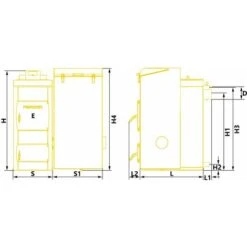 17kw Chauffage Efficace 5ème Classe énergétique Chaudière éco-pois Charbon Pereko Ksm -Atlantic Magasin 6714507 3