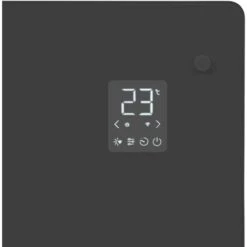 Panneau Rayonnant En Verre 2000W Premium - 24m2 – Commande Manuelle Et Wi-Fi – Thermostat Réglable Et Minuterie - Gris -Atlantic Magasin 67371106 4