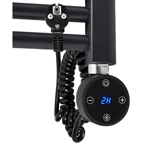 EMKE Résistance Pour Radiateur Eléctrique De La Salle De Bain, Noir Cartouche De Chauffage Avec Régulateur De Température, Résistance Pour Radiateur Avec Chronométrage, Élément Chauffant Electrique 30 1 EMKE Résistance Pour Radiateur Eléctrique De La Salle De Bain, Noir Cartouche De Chauffage Avec Régulateur De Température, Résistance Pour Radiateur Avec Chronométrage, Élément Chauffant Electrique 30