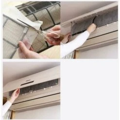 Filtre De Climatisation, 5 Pièces à Découper Pour S'adapter à La Sortie De Climatisation - Filet De Purification En Papier PET 8 Filtre De Climatisation, 5 Pièces à Découper Pour S'adapter à La Sortie De Climatisation - Filet De Purification En Papier PET -Atlantic Magasin 67594788 4