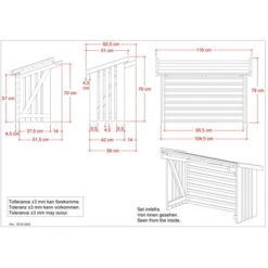 Cache Climatisation - Bois Traité Sous Pression - Naturel -Atlantic Magasin 67902419 5