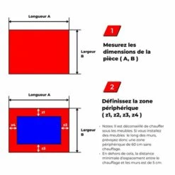 Natte Chauffante électrique Pour Carrelage, Pierre, Chape 200 W/m² 4.0 M² 8 Natte Chauffante électrique Pour Carrelage, Pierre, Chape 200 W/m² 4.0 M² -Atlantic Magasin 67908612 4