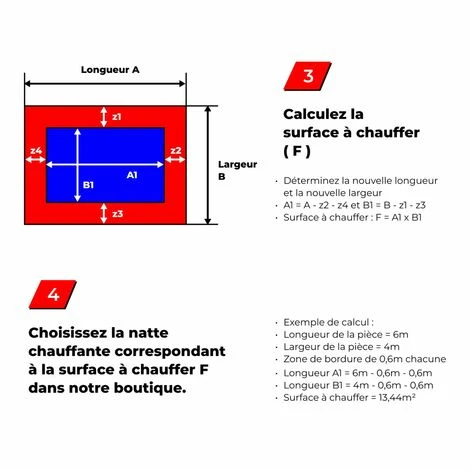 Natte Chauffante électrique Pour Carrelage, Pierre, Chape 100 W/m² 3.0 M² 5 Natte Chauffante électrique Pour Carrelage, Pierre, Chape 100 W/m² 3.0 M² – Image 5