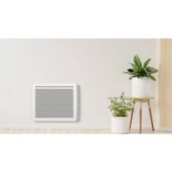 Radiateur électrique Fixe à Inertie Sèche Rayonnant 1000W Bestherm Talya Horizontal Blanc -Atlantic Magasin 68070602 3