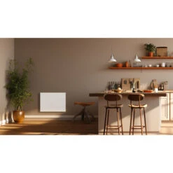 Radiateur électrique Fixe à Inertie Sèche Céramique 1000W Bestherm Nessa Horizontal Blanc -Atlantic Magasin 68070606 4