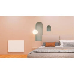 Radiateur électrique Fixe à Inertie Sèche Céramique 1000W Bestherm Nessa Horizontal Blanc -Atlantic Magasin 68070606 5