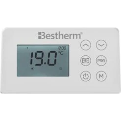 Radiateur électrique Fixe à Inertie Sèche Fonte+film 1000W Bestherm Nemesis Horizontal Blanc -Atlantic Magasin 68070608 3