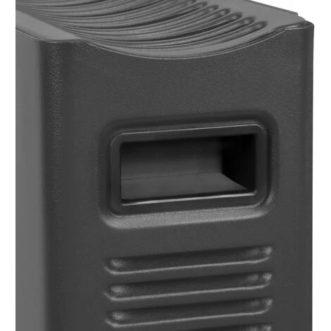 Convecteur électrique 2000W – Gris – Avec Ventilateur Turbo - Thermostat Réglable - 2 Positions De Chauffage – Pour Des Pièces Jusqu'à 24m2 – Design Moderne 4 Convecteur électrique 2000W – Gris – Avec Ventilateur Turbo - Thermostat Réglable - 2 Positions De Chauffage – Pour Des Pièces Jusqu'à 24m2 – Design Moderne – Image 4