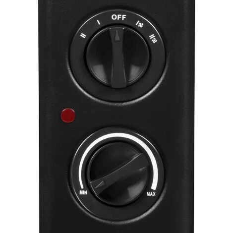 Convecteur électrique 2000W – Noir – Avec Ventilateur Turbo - Thermostat Réglable - 2 Positions De Chauffage – Pour Des Pièces Jusqu'à 24m2 – Design Moderne 2 Convecteur électrique 2000W – Noir – Avec Ventilateur Turbo - Thermostat Réglable - 2 Positions De Chauffage – Pour Des Pièces Jusqu'à 24m2 – Design Moderne – Image 2