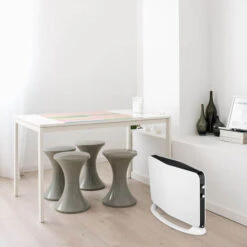 Radiateur électrique Mazda Energy D-20-D - Convecteur 2000 Watts - Chaleur Réglable - Silencieux - Thermostat - Design Discret - Blanc -Atlantic Magasin 68345890 4