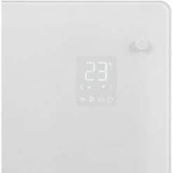 Panneau Rayonnant En Verre 1500W - 18m2 – Commande Manuelle Et Wi-Fi – Thermostat Réglable Et Minuterie - Blanc -Atlantic Magasin 68599995 5