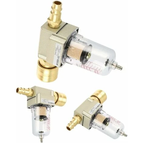 Filtre à Air Comprimé, CJBIN Séparateur Deau à Air Comprimé 1/4, Séparateur D Eau Séparateur D Huile Avec Raccord Rapide Pour Filtre Compresseur-BDD 3 Filtre à Air Comprimé, CJBIN Séparateur Deau à Air Comprimé 1/4, Séparateur D Eau Séparateur D Huile Avec Raccord Rapide Pour Filtre Compresseur-BDD – Image 3