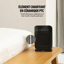 Chauffage En C�ramique Tristar KA-5074 - Affichage LED - 1 800 W -Atlantic Magasin 69247081 3