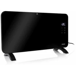 Princess 348150 Chauffage Connect� A Panneau Rayonnant En Verre Noir�- 1500 Watt -�Command� Via Wi-Fi