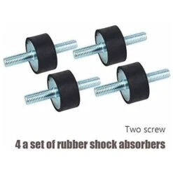 Déstockage 4pcs Supports En Caoutchouc D'Isolant Anti-vibration M8 30 X 20 Supports Amortisseurs De Vibrations Isolateur En Caoutchouc Anti-vibration Avec Vis -Atlantic Magasin 69253508 3