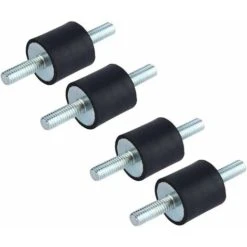 Déstockage 4pcs Montage D'Isolateur De Caoutchouc Anti-vibration Supports D'Isolant Anti-vibration M6 20 X 20 Monte L'Amortisseur Avec Vis