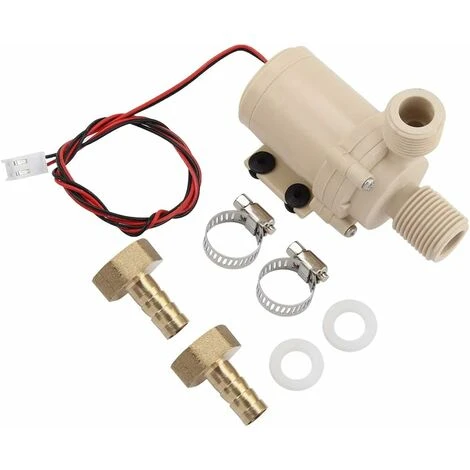 ZXPASRA Pompe à Eau Solaire De CC 12V, Pompe De Circulation D'eau Chaude/de Refroidissement 1 ZXPASRA Pompe à Eau Solaire De CC 12V, Pompe De Circulation D'eau Chaude/de Refroidissement