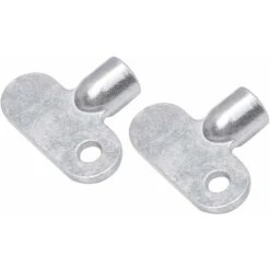 Clef à Purge Radiateur, 2 Pcs Clé De Radiateur D'Ouverture Carrées Clés De Purge Pour Radiateurs En Alliage De Zinc Pour De Nombreux Radiateurs 5mm,ladacèe
