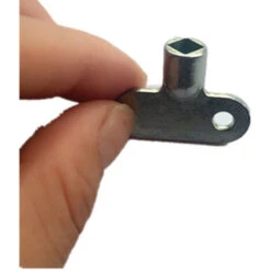 Clef à Purge Radiateur, 2 Pcs Clé De Radiateur D'Ouverture Carrées Clés De Purge Pour Radiateurs En Alliage De Zinc Pour De Nombreux Radiateurs 5mm,ladacèe -Atlantic Magasin 70833868 3