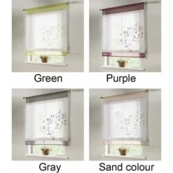 Rideau Romantique Avec Languette Supérieure Pour La Cuisine Et Le Balcon (gris, 80X120cm)——Oi-FRIS, Oi-FRIS 6 Rideau Romantique Avec Languette Supérieure Pour La Cuisine Et Le Balcon (gris, 80X120cm)——Oi-FRIS, Oi-FRIS -Atlantic Magasin 71043110 3