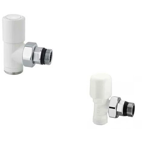 Kit Clapet Et Té De Réglage Blanc Design Pour Radiateur RCR POLETTI 1 Kit Clapet Et Té De Réglage Blanc Design Pour Radiateur RCR POLETTI