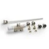 Pack Robinetterie Thermostatisable Monopoint Monotube / Bitube Droit Nickelé - ACOVA 832520