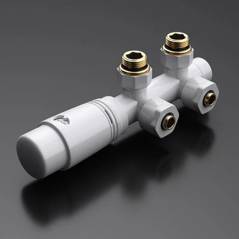 Sogood Robinet De Radiateur Thermostatique Blanc Contrôleur De Chauffage Connexion Centrale 187mm 1 Sogood Robinet De Radiateur Thermostatique Blanc Contrôleur De Chauffage Connexion Centrale 187mm