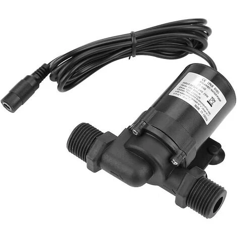 Pompe De Circulation 1300L / H, Pompe à Eau CC Sans Balais Pour Chauffe-eau Solaire 24 V / 1,2A De Bon Augure 1 Pompe De Circulation 1300L / H, Pompe à Eau CC Sans Balais Pour Chauffe-eau Solaire 24 V / 1,2A De Bon Augure