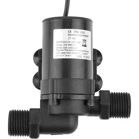 Pompe De Circulation 1300L / H, Pompe à Eau CC Sans Balais Pour Chauffe-eau Solaire 24 V / 1,2A De Bon Augure 5 Pompe De Circulation 1300L / H, Pompe à Eau CC Sans Balais Pour Chauffe-eau Solaire 24 V / 1,2A De Bon Augure – Image 5