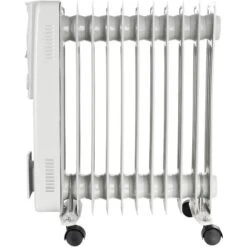 Radiateur à Huile - Thermostat Réglable - 2500W - 2 Réglages De Chaleur - 11 Éléments Chauffants - MaxxHome -Atlantic Magasin 72492629 5