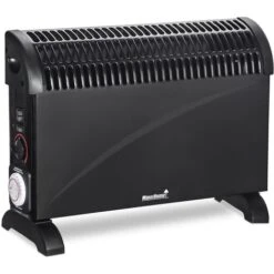 Radiateur Convecteur - 2000 W - 30 M² - Avec 3 Niveaux De Puissance - 750w 1250w 2000w - Noir - MaxxHome