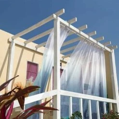 Blanc Gris Sheer Rideaux 132cm 244cm Sheer Oeillet Dégradé Couleur Voile Sheer Élégant Décor Fenêtre Voile Salon Balcon Chambre De Bébé 2 Panneaux Cisea 9 Blanc Gris Sheer Rideaux 132cm 244cm Sheer Oeillet Dégradé Couleur Voile Sheer Élégant Décor Fenêtre Voile Salon Balcon Chambre De Bébé 2 Panneaux Cisea -Atlantic Magasin 73396361 5