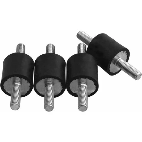 4pcs M6 20x20mm Double Extrémités Vis Absorbeur Anti Vibration Isolateur En Caoutchouc Bobine Montages Bateau Voiture Silencieux Bloc Damper 1 4pcs M6 20x20mm Double Extrémités Vis Absorbeur Anti Vibration Isolateur En Caoutchouc Bobine Montages Bateau Voiture Silencieux Bloc Damper