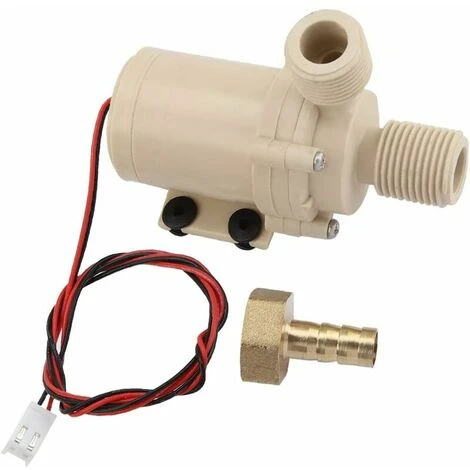 MSBD Pompe à Eau Solaire De CC 12V, Pompe De Circulation D'eau Chaude/de Refroidissement 2 MSBD Pompe à Eau Solaire De CC 12V, Pompe De Circulation D'eau Chaude/de Refroidissement – Image 2