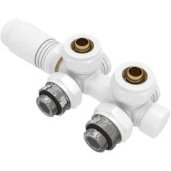 EMKE Robinet De Radiateur, Robinetterie De Robinet D'angle, Robinet Thermostatique Pour Radiateur, Kit Multibloc Pour Radiateur Avec Contrôleur De Température (Blanc) 9 EMKE Robinet De Radiateur, Robinetterie De Robinet D'angle, Robinet Thermostatique Pour Radiateur, Kit Multibloc Pour Radiateur Avec Contrôleur De Température (Blanc) -Atlantic Magasin 74639535 5