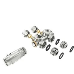 EMKE Robinet De Radiateur, Robinetterie De Robinet D'angle, Robinet Thermostatique Pour Radiateur, Kit Multibloc Pour Radiateur Avec Contrôleur De Température (Chrome) 8 EMKE Robinet De Radiateur, Robinetterie De Robinet D'angle, Robinet Thermostatique Pour Radiateur, Kit Multibloc Pour Radiateur Avec Contrôleur De Température (Chrome) -Atlantic Magasin 74639539 4