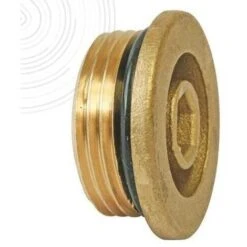 Bouchon 3/4 Laiton Brut Mâle Auto-étanche - 871-20 - Fixoconnect - Ayor -Atlantic Magasin 74805441 3