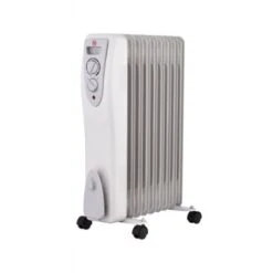 Haverland DENVER22 - Radiateur Bain Huile Portable 3 Puissances 2000W