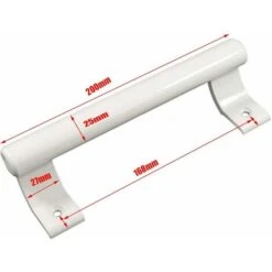 Poignée De Porte Coulissante En Alliage D'aluminium Poignée De Porte D'armoire De Salle De Bain Porte De Rangement Poignée De Porte De Jardin Poignée De Porte D'armoire (blanc) -Atlantic Magasin 75084483 3