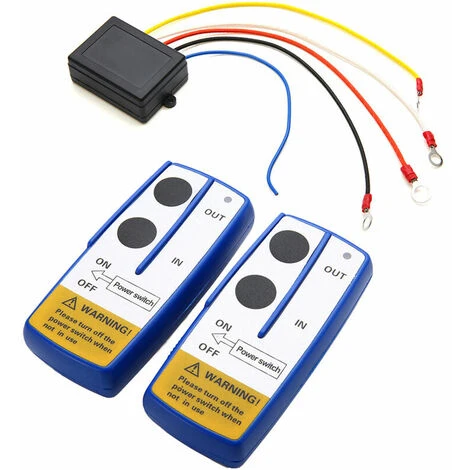 SEENLIN Kit De Telecommande Universel De Treuil De Console Sans Fil 12V 50Ft Pour Jeep Atv Suv 3 SEENLIN Kit De Telecommande Universel De Treuil De Console Sans Fil 12V 50Ft Pour Jeep Atv Suv – Image 3